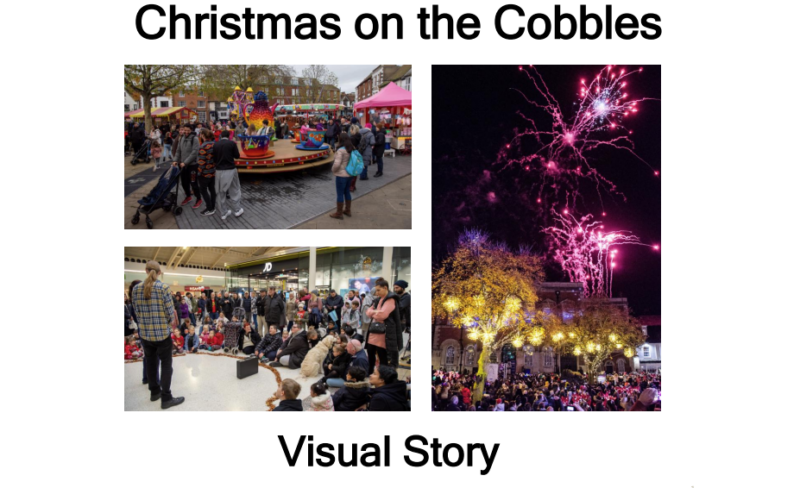 Christmas On The Cobbles Story Book Cover