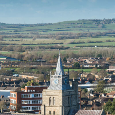 Aylesbury birds eye view