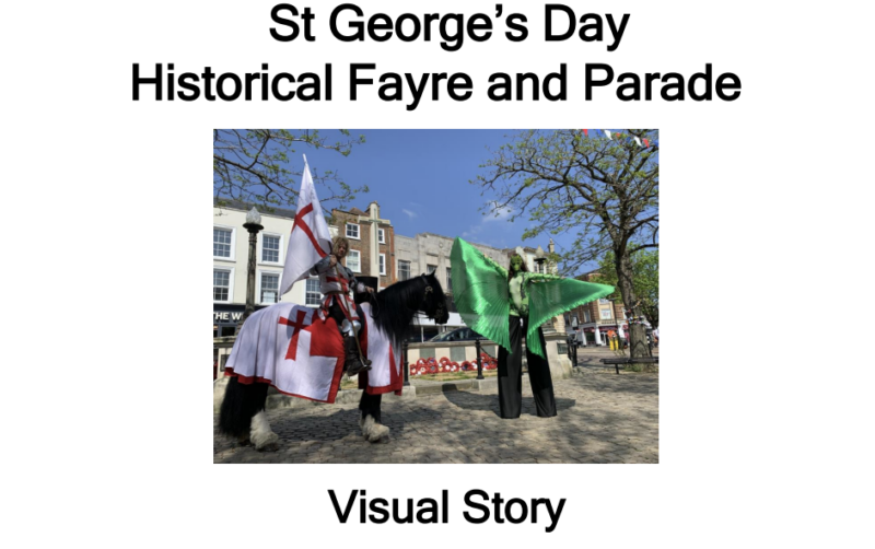 St George's Visual Story Book Cover