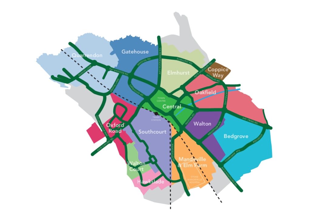 Ward Map of Aylesbury