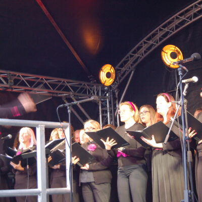 Next stage choir performing