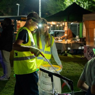 Litter Picking 2023 at Parklife Weekend