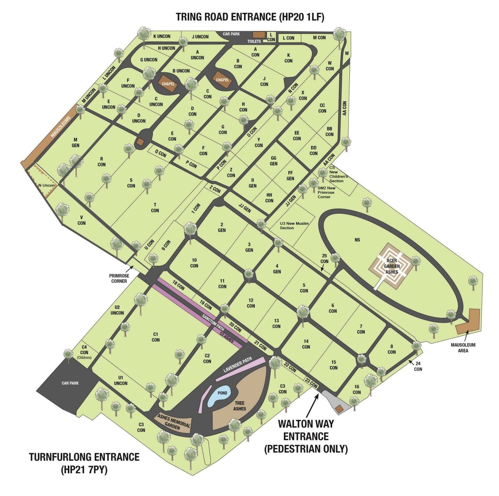 Cemetery Map 2016.indd